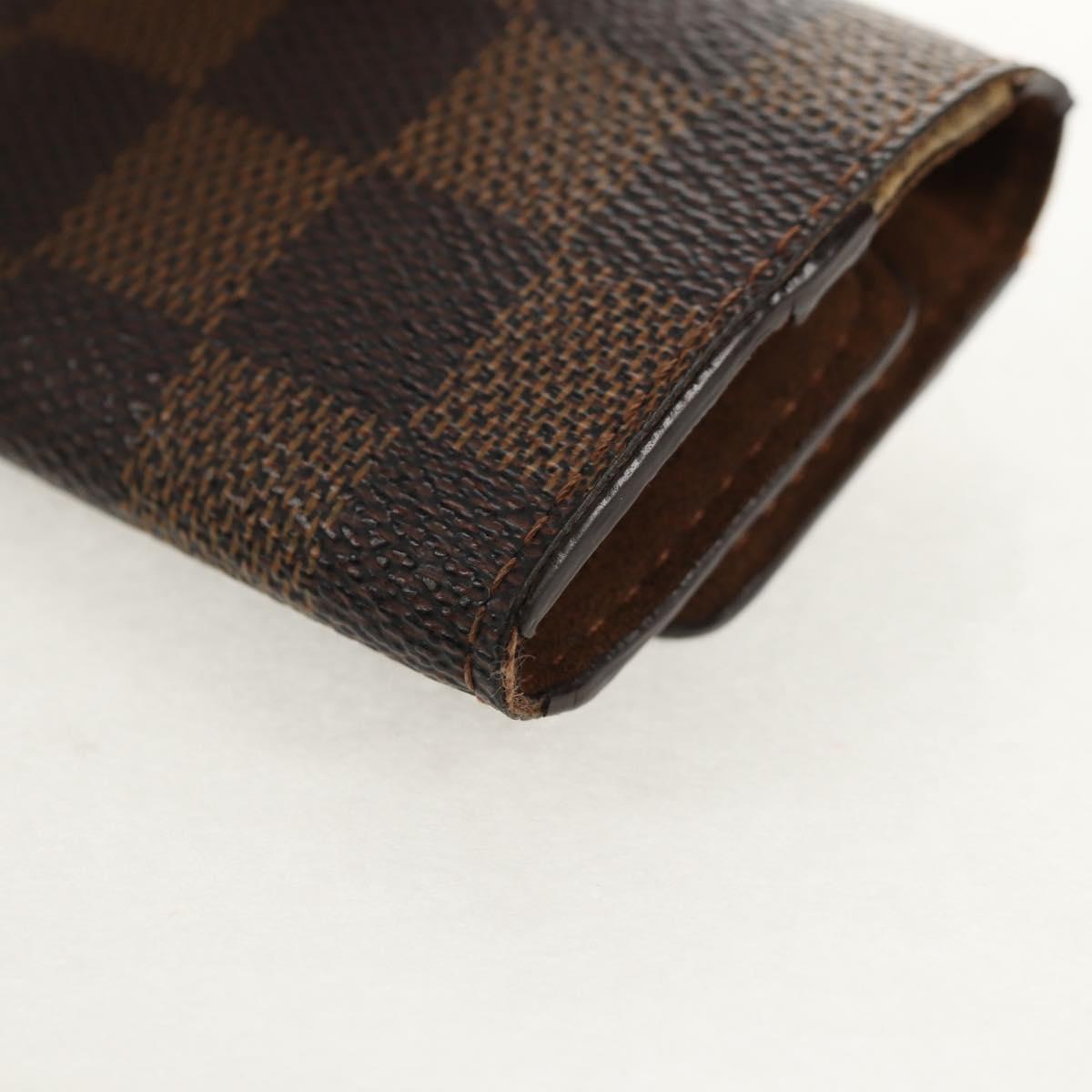 LOUIS VUITTON Damier Classic Car Bouton de Manchette Cuffs Ag925 LV Auth 143055M