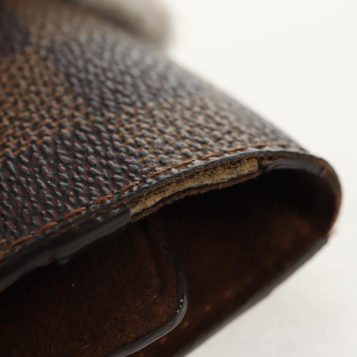 LOUIS VUITTON Damier Classic Car Bouton de Manchette Cuffs Ag925 LV Auth 143055M