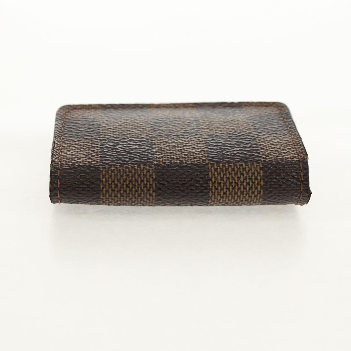 LOUIS VUITTON Damier Classic Car Bouton de Manchette Cuffs Ag925 LV Auth 143055M