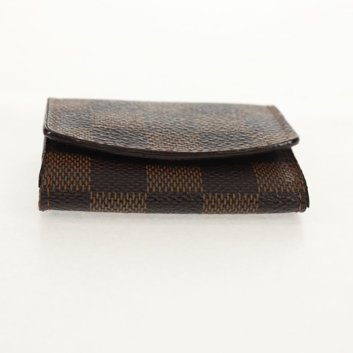 LOUIS VUITTON Damier Classic Car Bouton de Manchette Cuffs Ag925 LV Auth 143055M