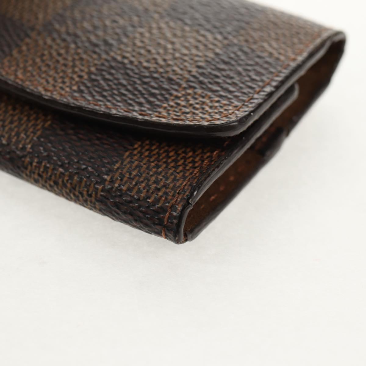 LOUIS VUITTON Damier Classic Car Bouton de Manchette Cuffs Ag925 LV Auth 143055M