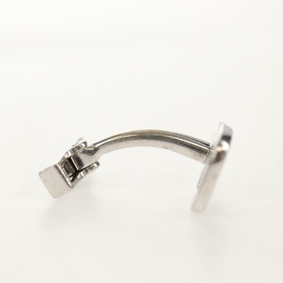 LOUIS VUITTON Bouton De Manchette Cadena Eclet Padlock Ag925 Silver Auth 143056M