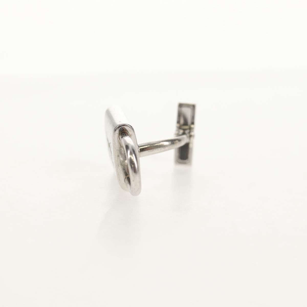 LOUIS VUITTON Bouton De Manchette Cadena Eclet Padlock Ag925 Silver Auth 143056M
