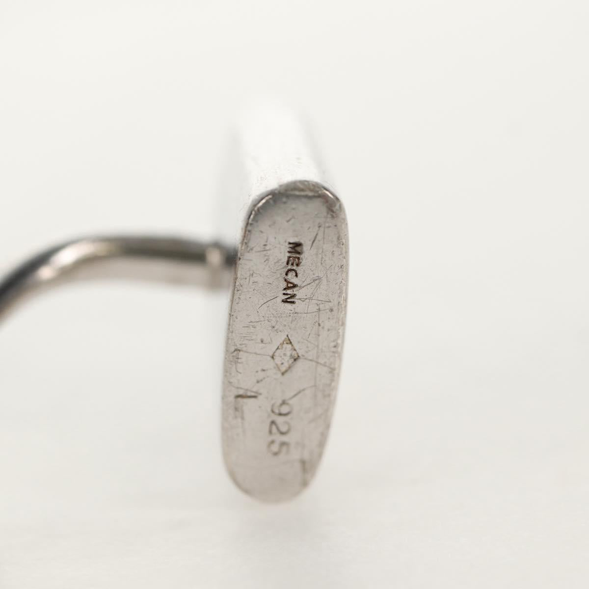 LOUIS VUITTON Bouton De Manchette Cadena Eclet Padlock Ag925 Silver Auth 143056M