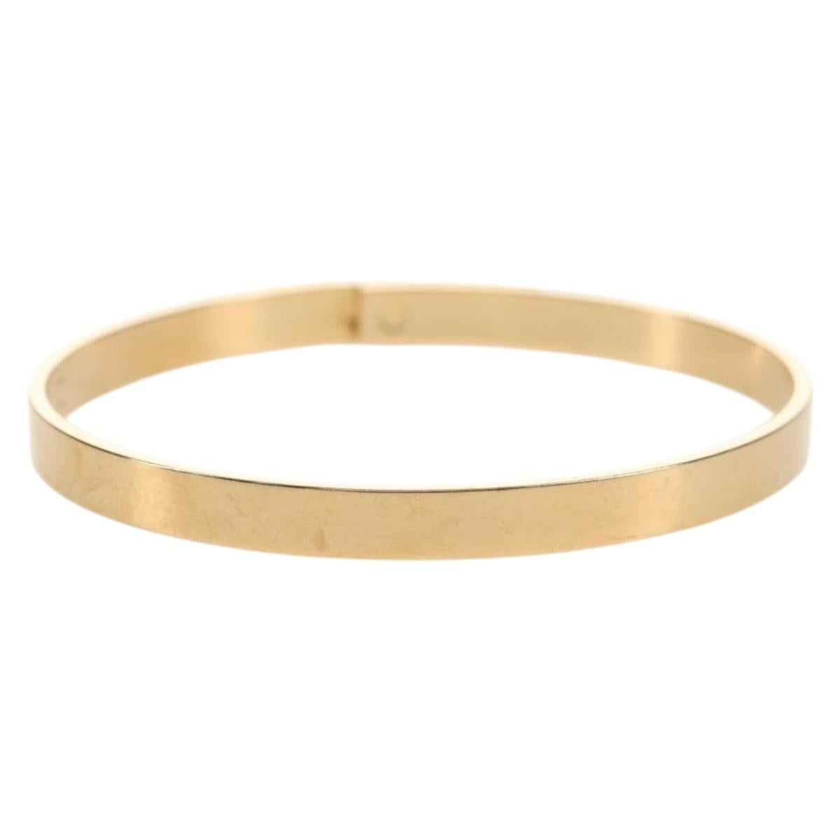 HERMES Kelly Bracelet PM 4P Diamond Bracelet 18K gold 750 Gold Auth 143058SM