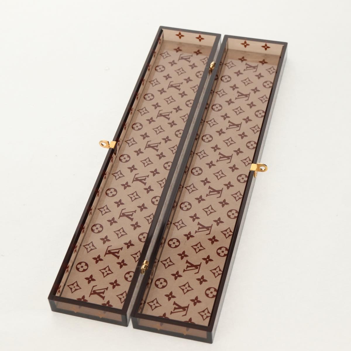 LOUIS VUITTON Monogram Baguette Chop Sticks Wood VIP Only M99171 LV Auth 143059M