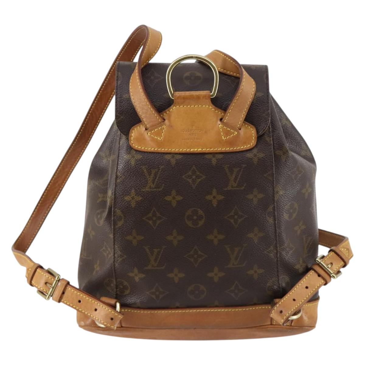 LOUIS VUITTON Monogram Montsouris MM Backpack M51136 LV Auth 143070