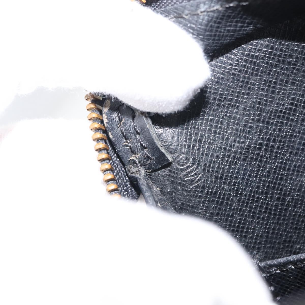 LOUIS VUITTON Epi Sac Triangle Hand Bag Black M52092 LV Auth 143103