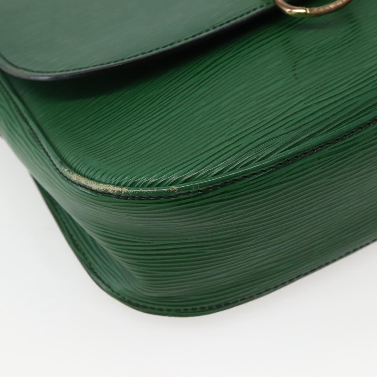 LOUIS VUITTON Epi Saint Cloud GM Shoulder Bag Green M52194 LV Auth 143105