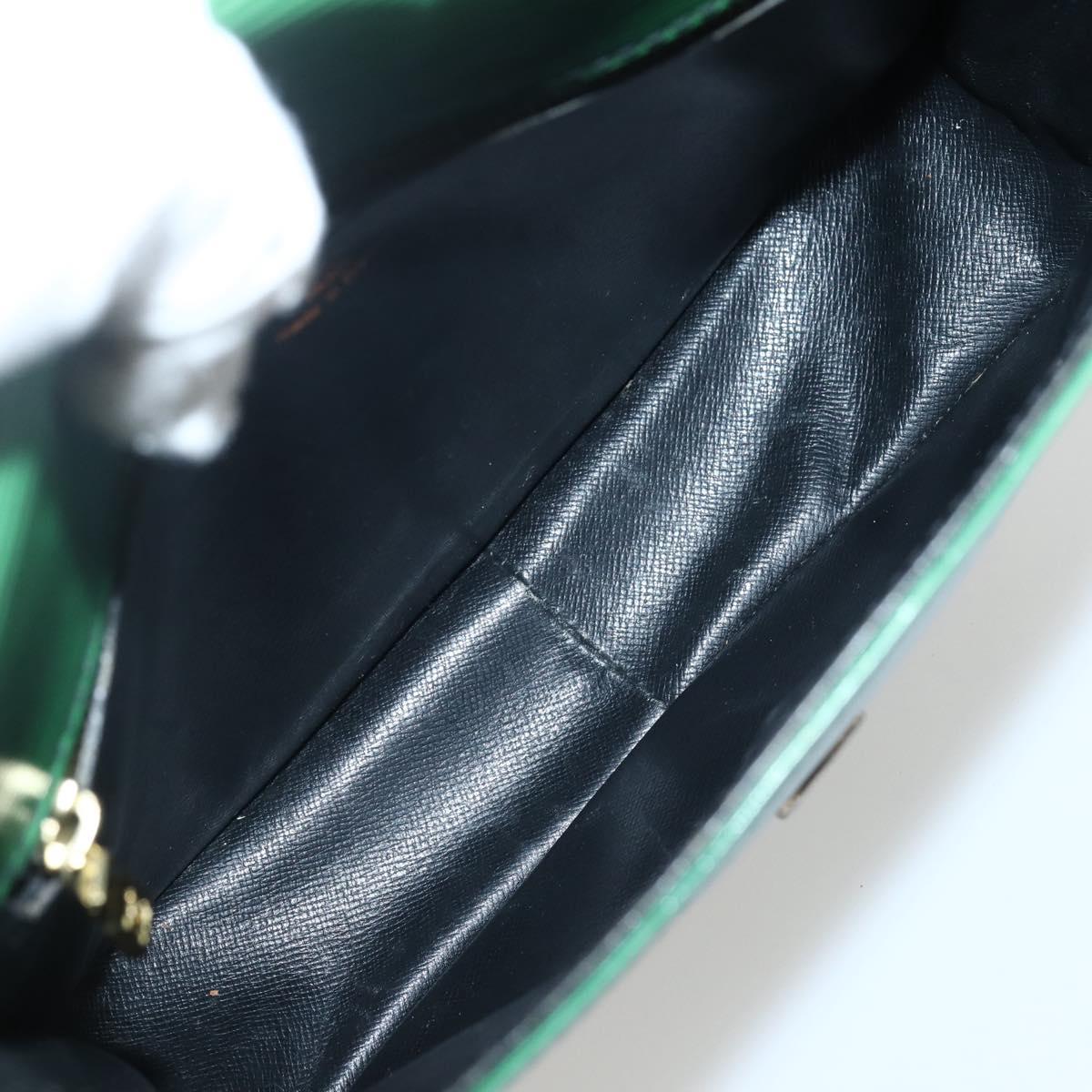 LOUIS VUITTON Epi Saint Cloud GM Shoulder Bag Green M52194 LV Auth 143105