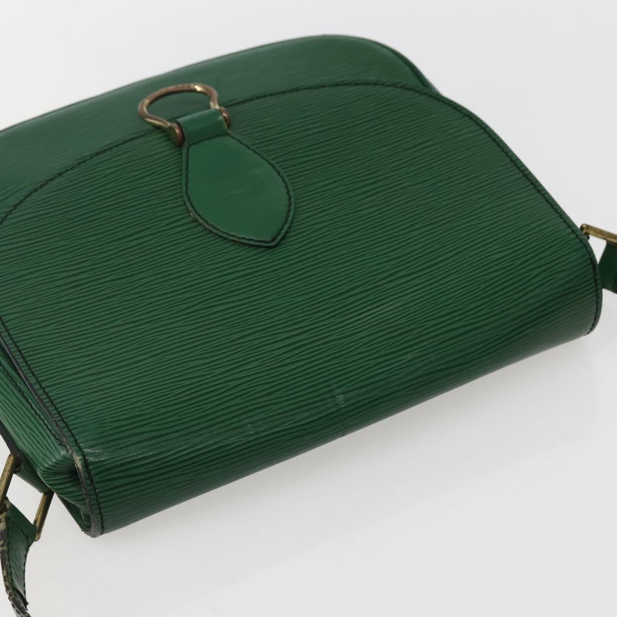 LOUIS VUITTON Epi Saint Cloud GM Shoulder Bag Green M52194 LV Auth 143105