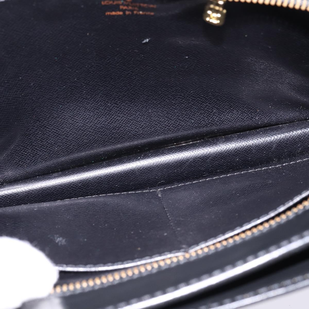 LOUIS VUITTON Epi Angian Shoulder Bag 2way Black M52112 LV Auth 143108