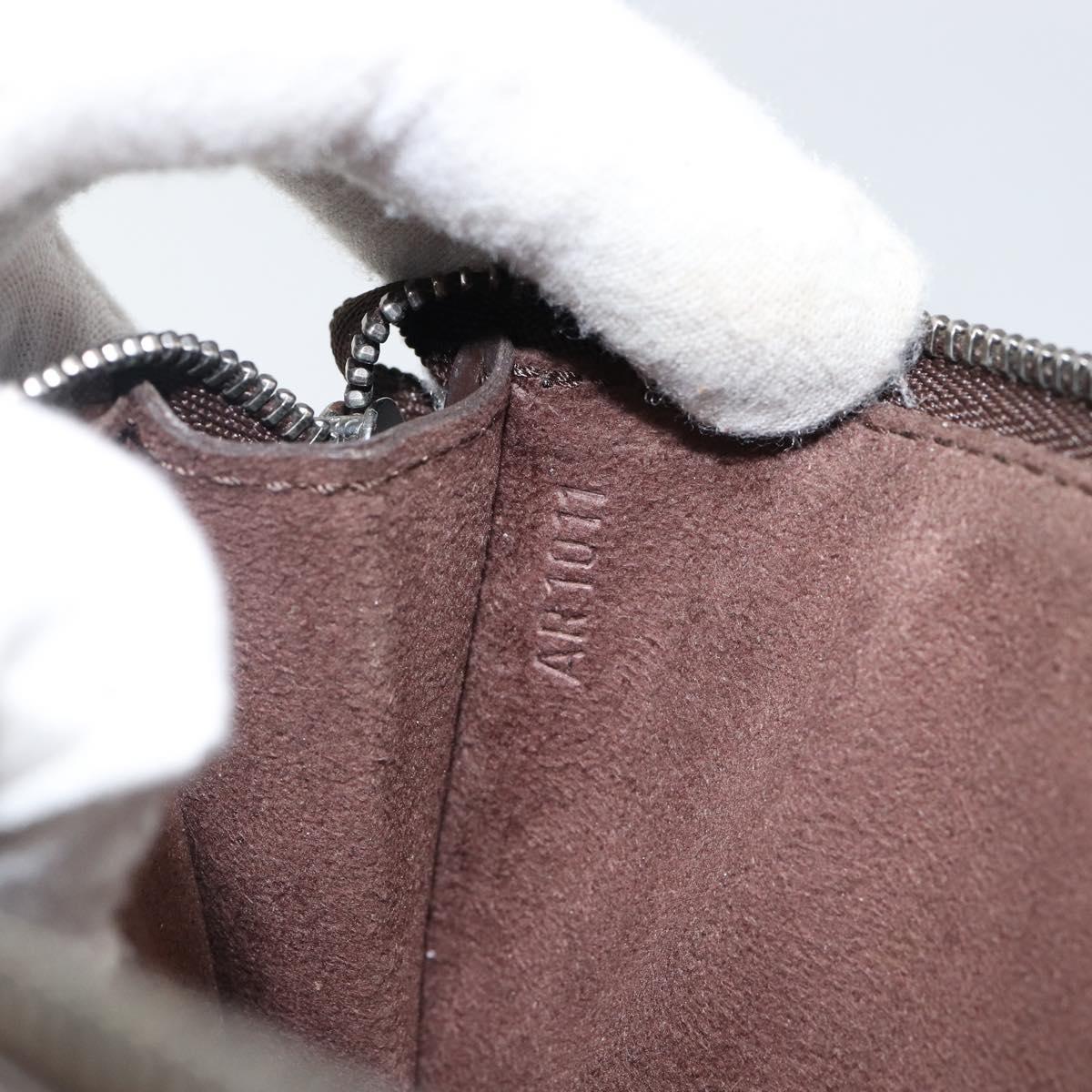 LOUIS VUITTON Epi Pochette Accessoires Pouch Mocha M5294D LV Auth 143110A