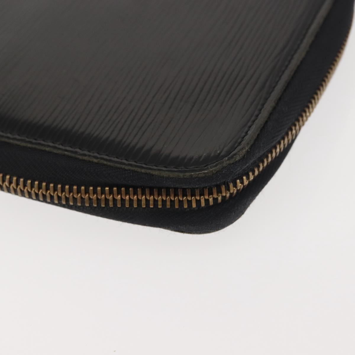 LOUIS VUITTON Epi Poche Escapade Travel Case Black LV Auth 143112