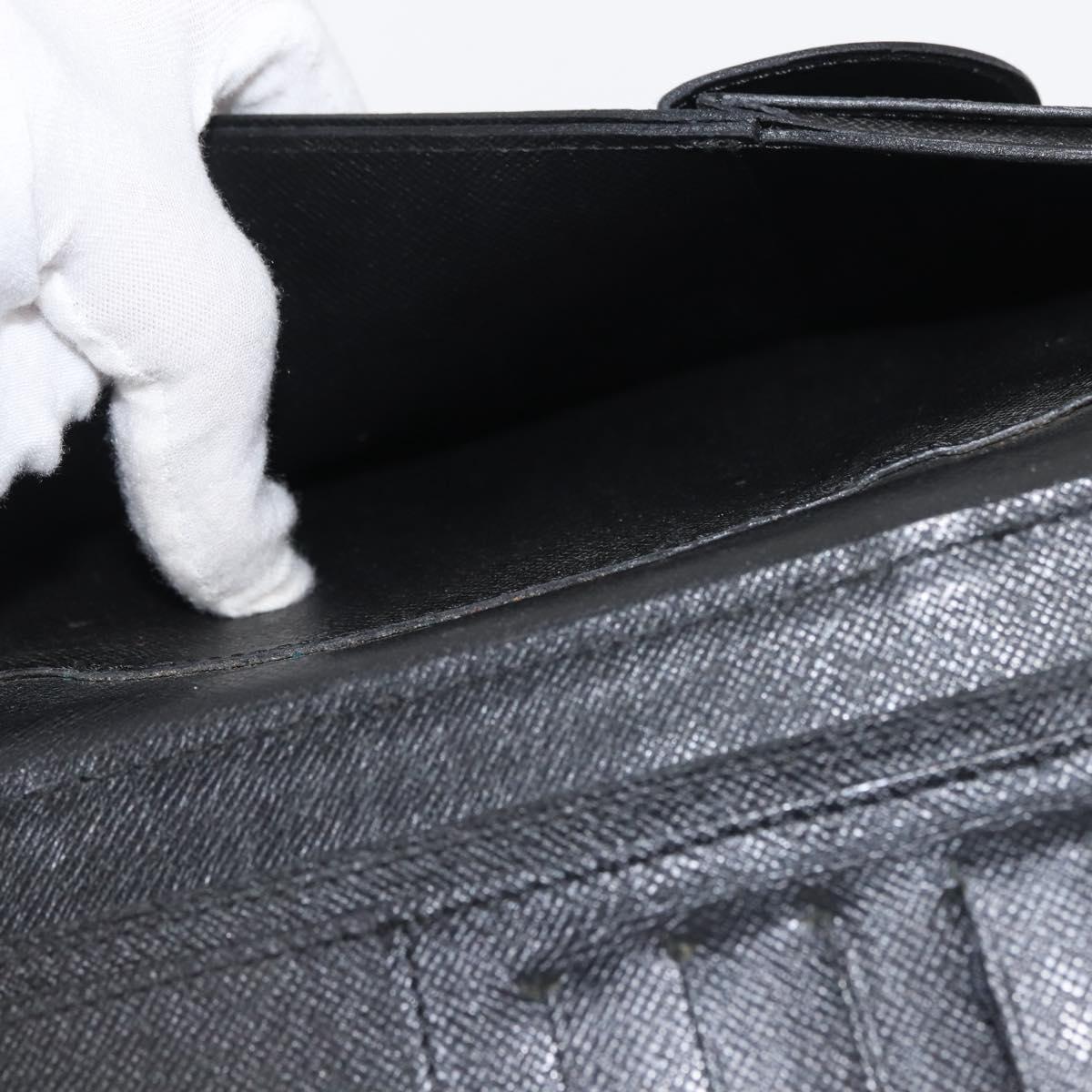 LOUIS VUITTON Epi Poche Escapade Travel Case Black LV Auth 143112