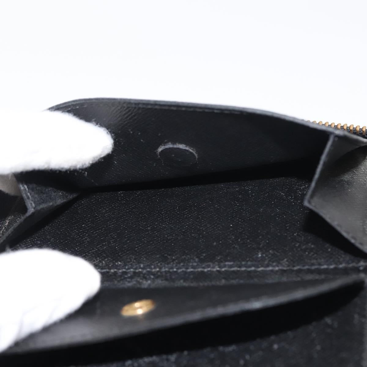 LOUIS VUITTON Epi Poche Escapade Travel Case Black LV Auth 143112