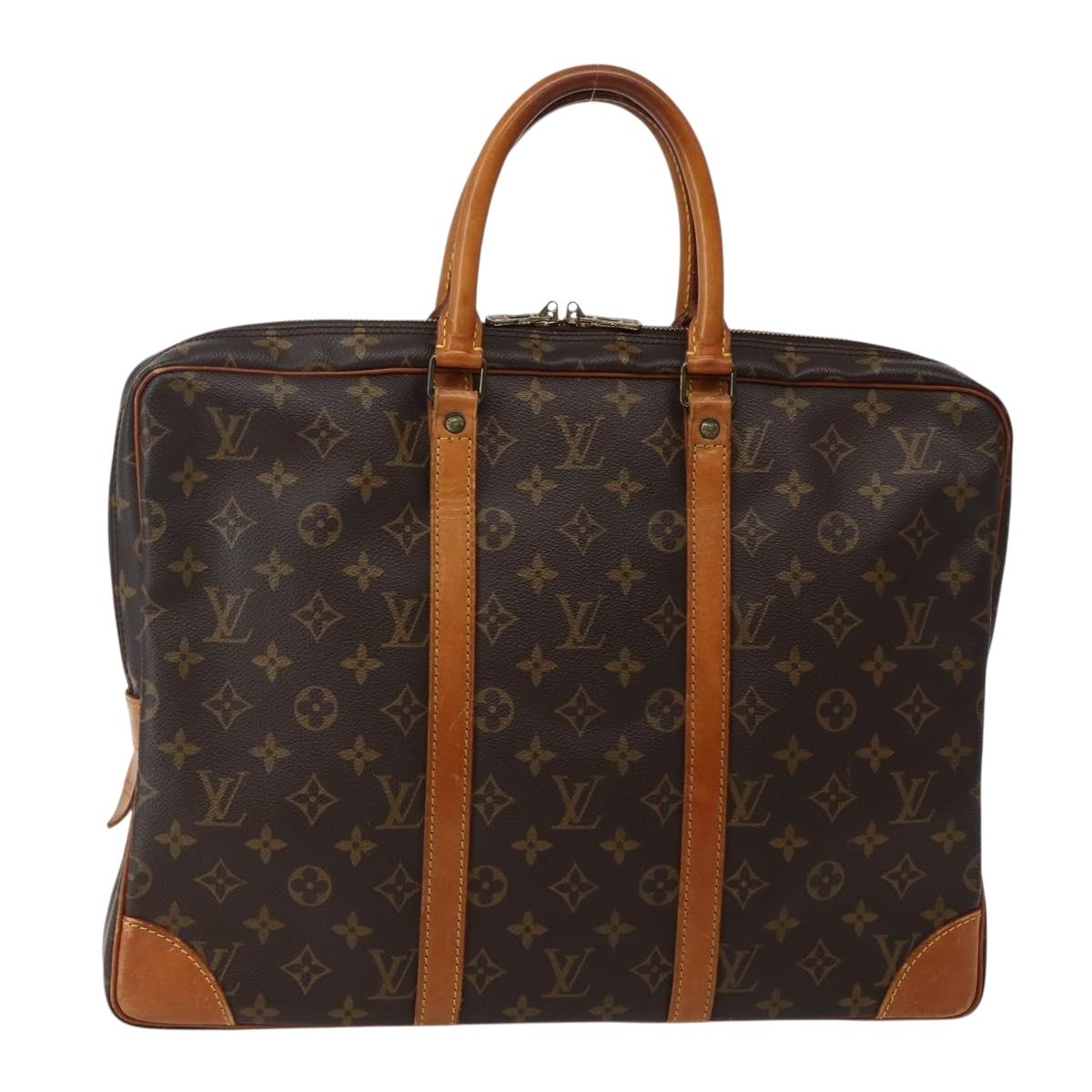 LOUIS VUITTON Monogram Porte Documents Voyage Business Bag M52005 LV Auth 143114