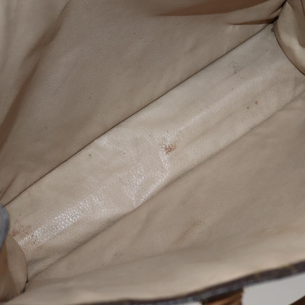 LOUIS VUITTON Monogram Sac Plat Hand Bag M51140 LV Auth 143118