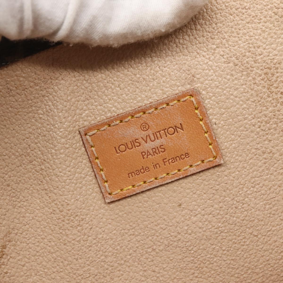 LOUIS VUITTON Monogram Sac Plat Hand Bag M51140 LV Auth 143119