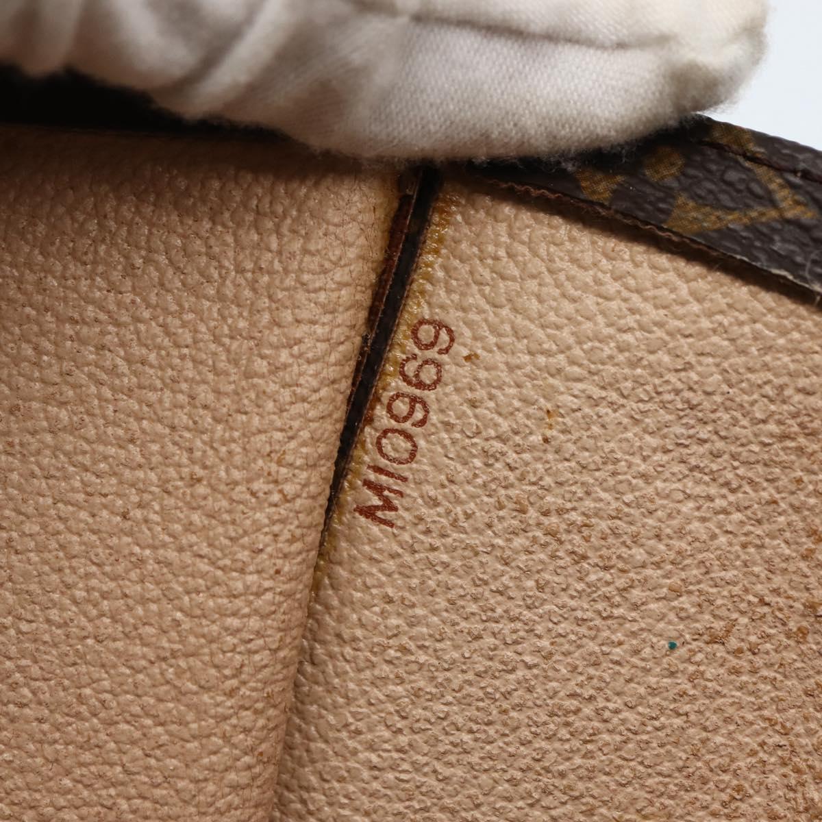 LOUIS VUITTON Monogram Sac Plat Hand Bag M51140 LV Auth 143119