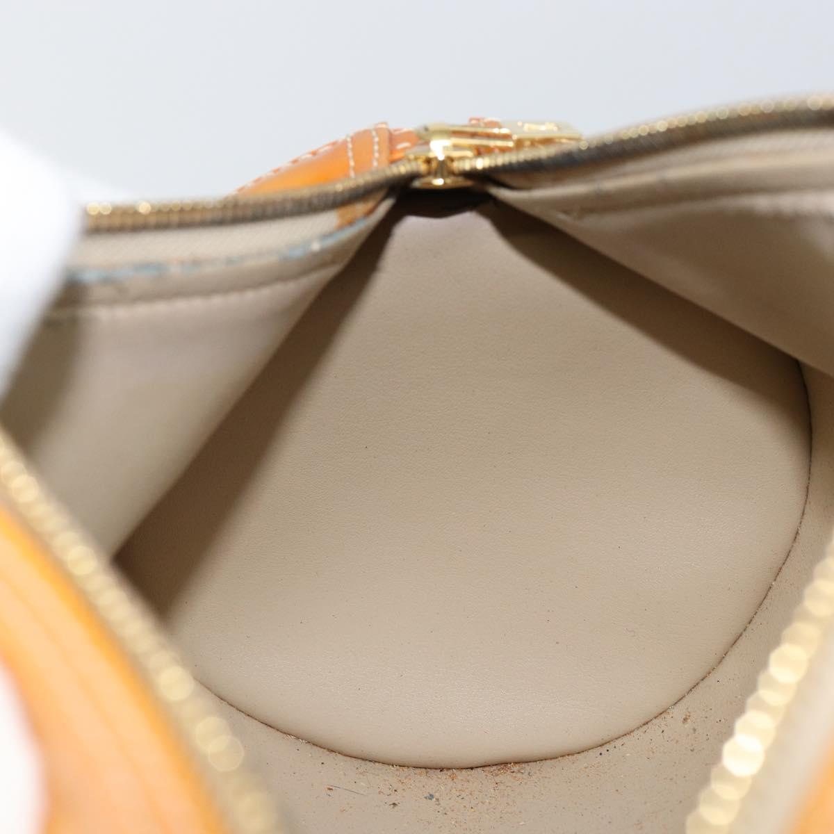 LOUIS VUITTON Monogram Vernis Bedford Hand Bag Beige M91006 LV Auth 143120