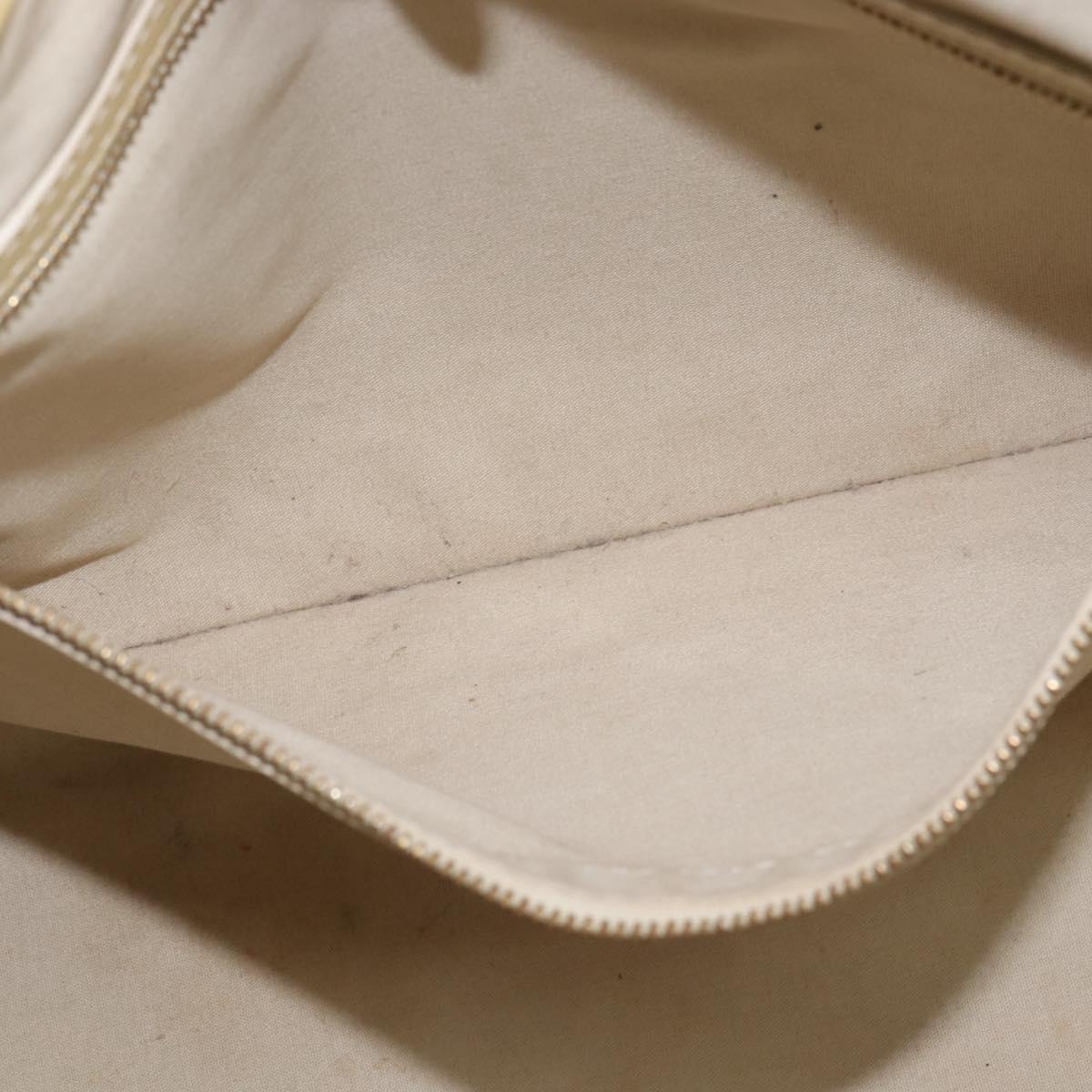 LOUIS VUITTON Monogram Vernis Wilshire MM Hand Bag Broncorail M91441 Auth 143123