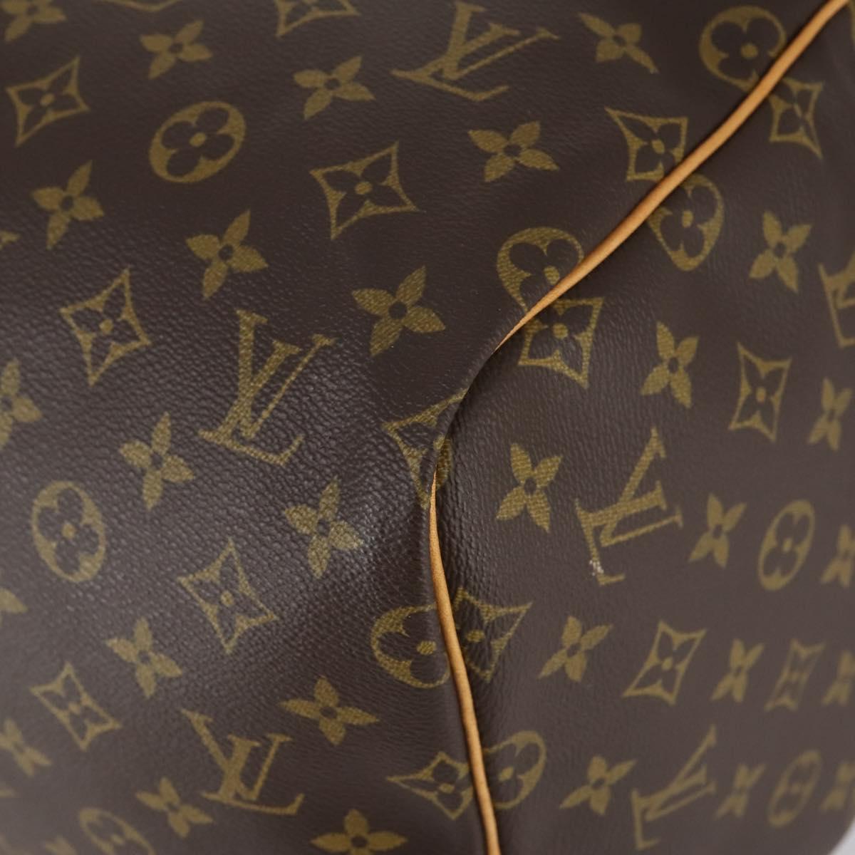 LOUIS VUITTON Monogram Keepall 55 Boston Bag M41424 LV Auth 143130V