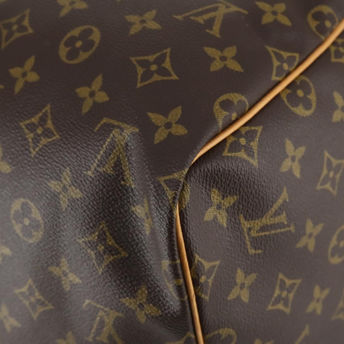 LOUIS VUITTON Monogram Keepall 55 Boston Bag M41424 LV Auth 143130V
