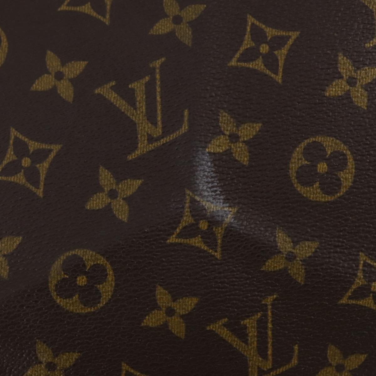 LOUIS VUITTON Monogram Keepall 55 Boston Bag M41424 LV Auth 143130V