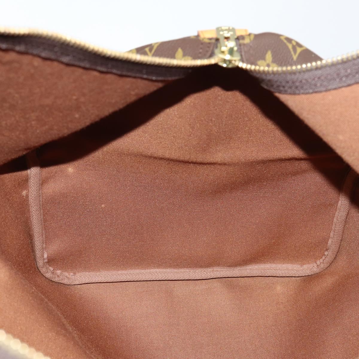 LOUIS VUITTON Monogram Keepall 55 Boston Bag M41424 LV Auth 143130V