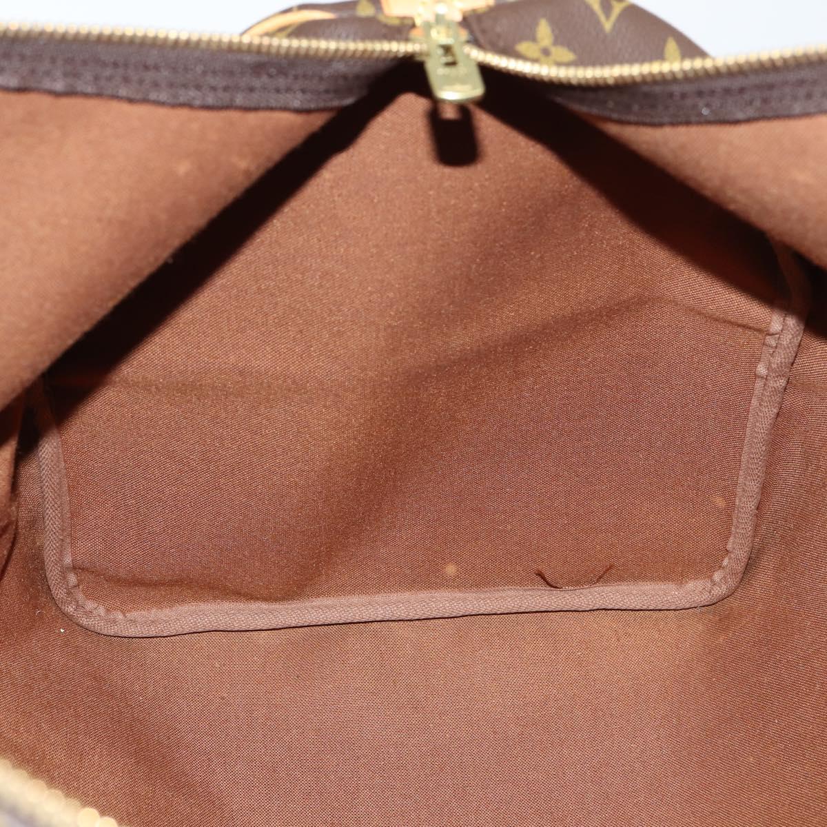 LOUIS VUITTON Monogram Keepall 55 Boston Bag M41424 LV Auth 143130V