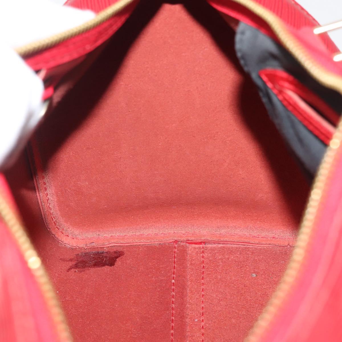 LOUIS VUITTON Epi Speedy 30 Hand Bag Castilian Red M43007 LV Auth 143131