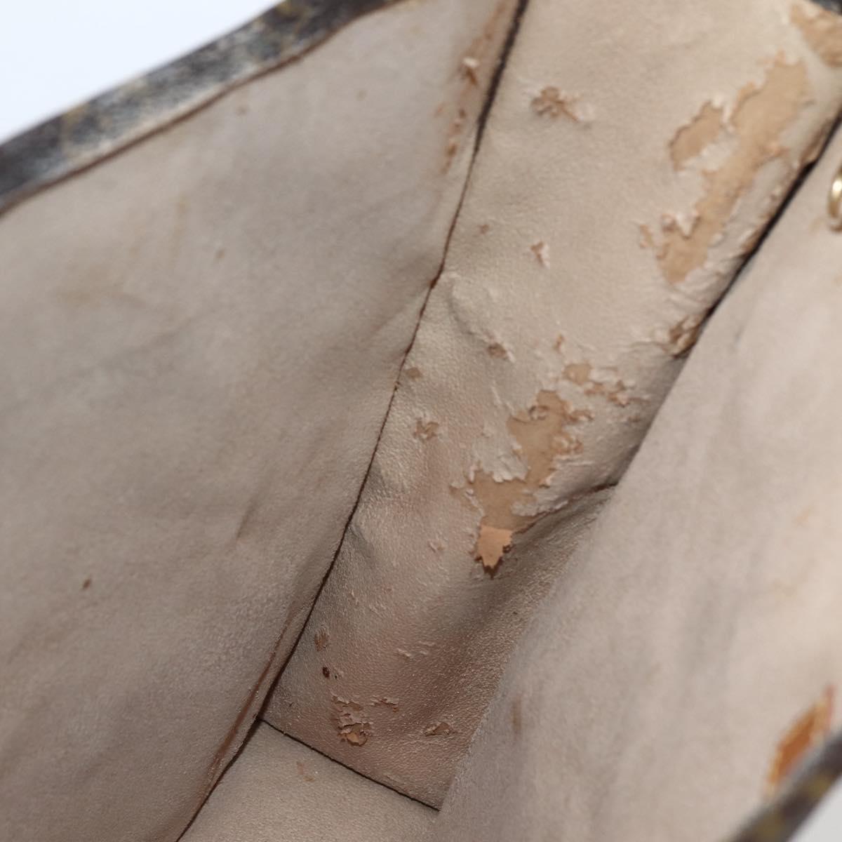 LOUIS VUITTON Monogram Sac Plat Hand Bag M51140 LV Auth 143141