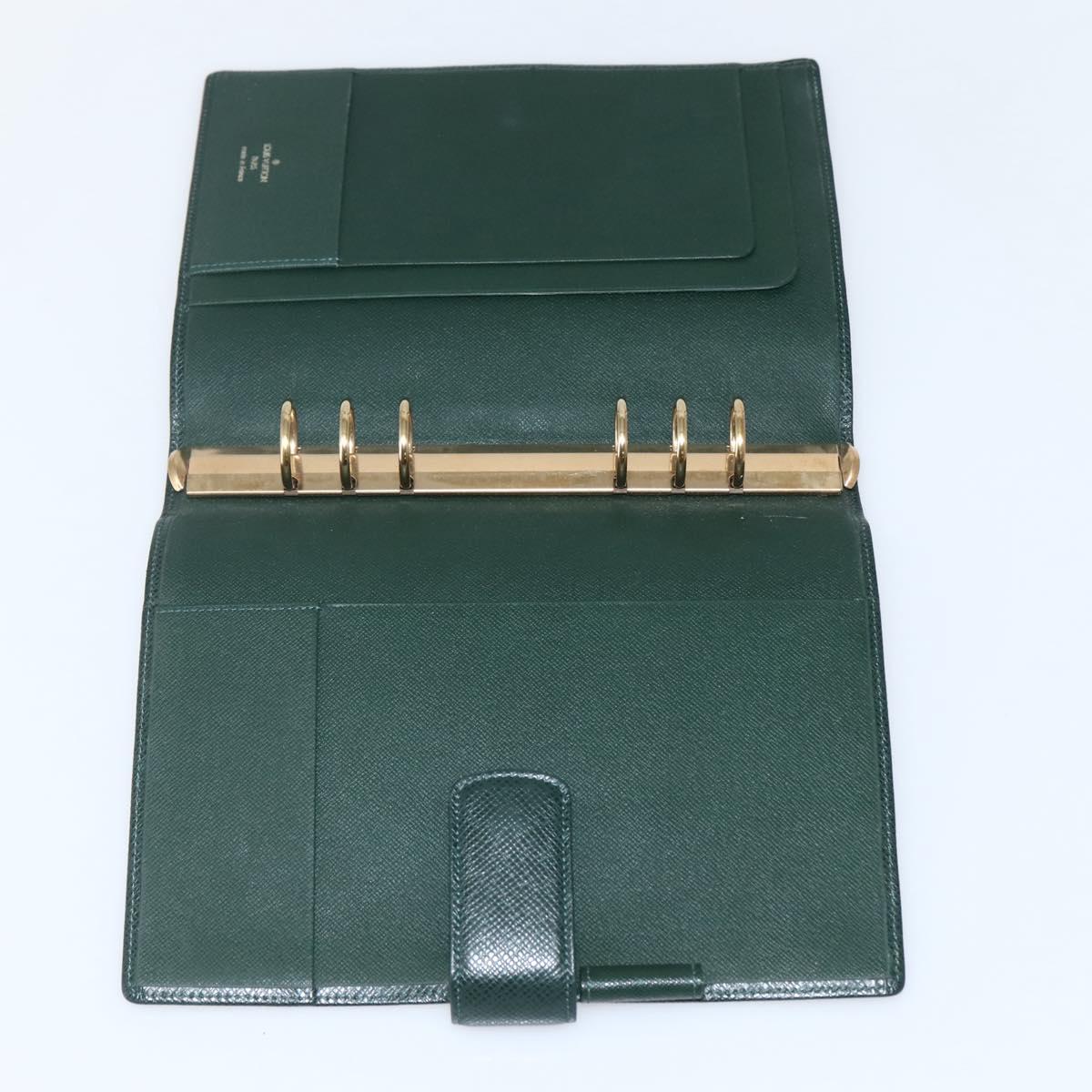 LOUIS VUITTON Taiga Agenda GM Day Planner Cover Epicea R20404 LV Auth 143149