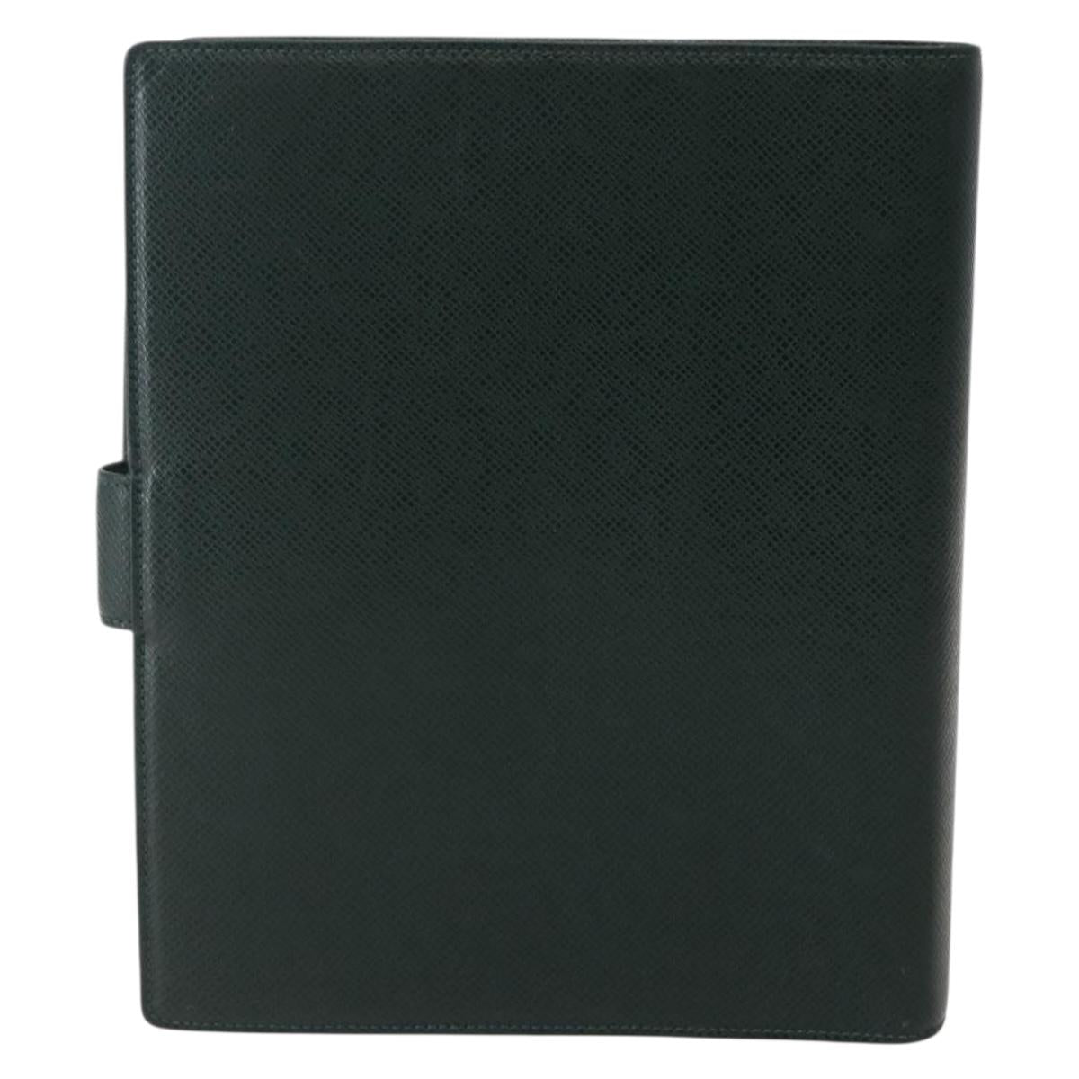 LOUIS VUITTON Taiga Agenda GM Day Planner Cover Epicea R20404 LV Auth 143149
