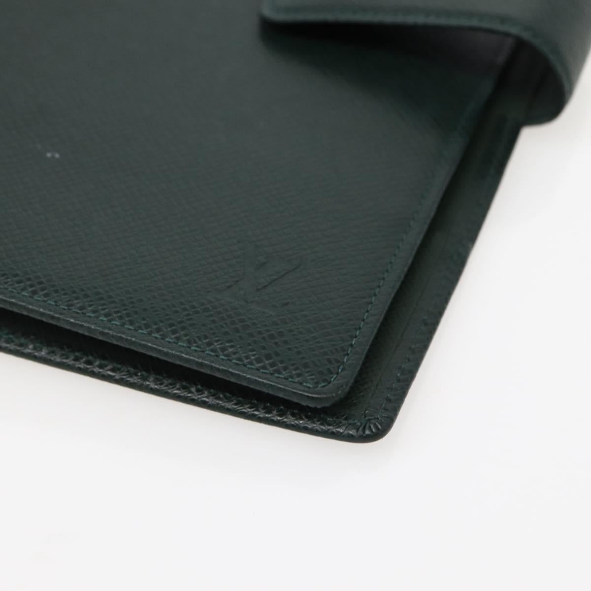LOUIS VUITTON Taiga Agenda GM Day Planner Cover Epicea R20404 LV Auth 143149