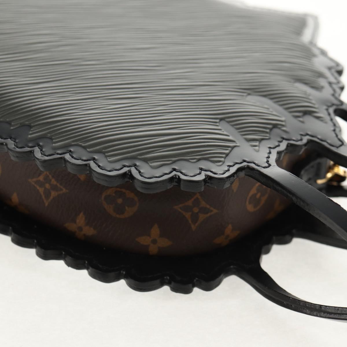 LOUIS VUITTON Epi Cat Face Pochette Shoulder Bag Gray LV Auth 143170SAM