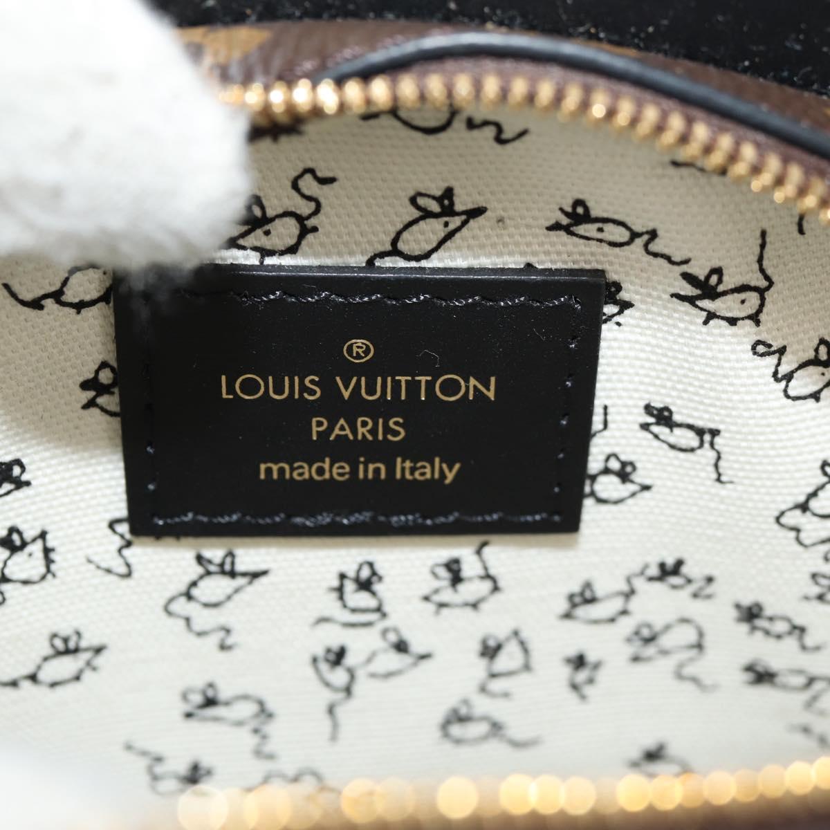 LOUIS VUITTON Epi Cat Face Pochette Shoulder Bag Gray LV Auth 143170SAM