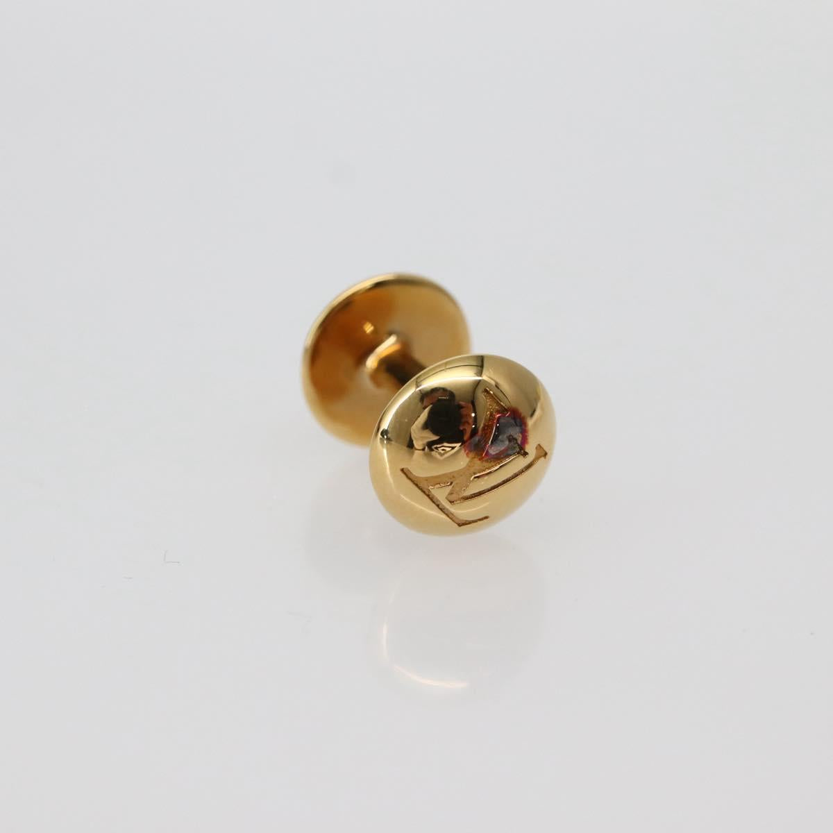 LOUIS VUITTON Buton de Manchette Cuffs metal Gold M30974 LV Auth 143173V