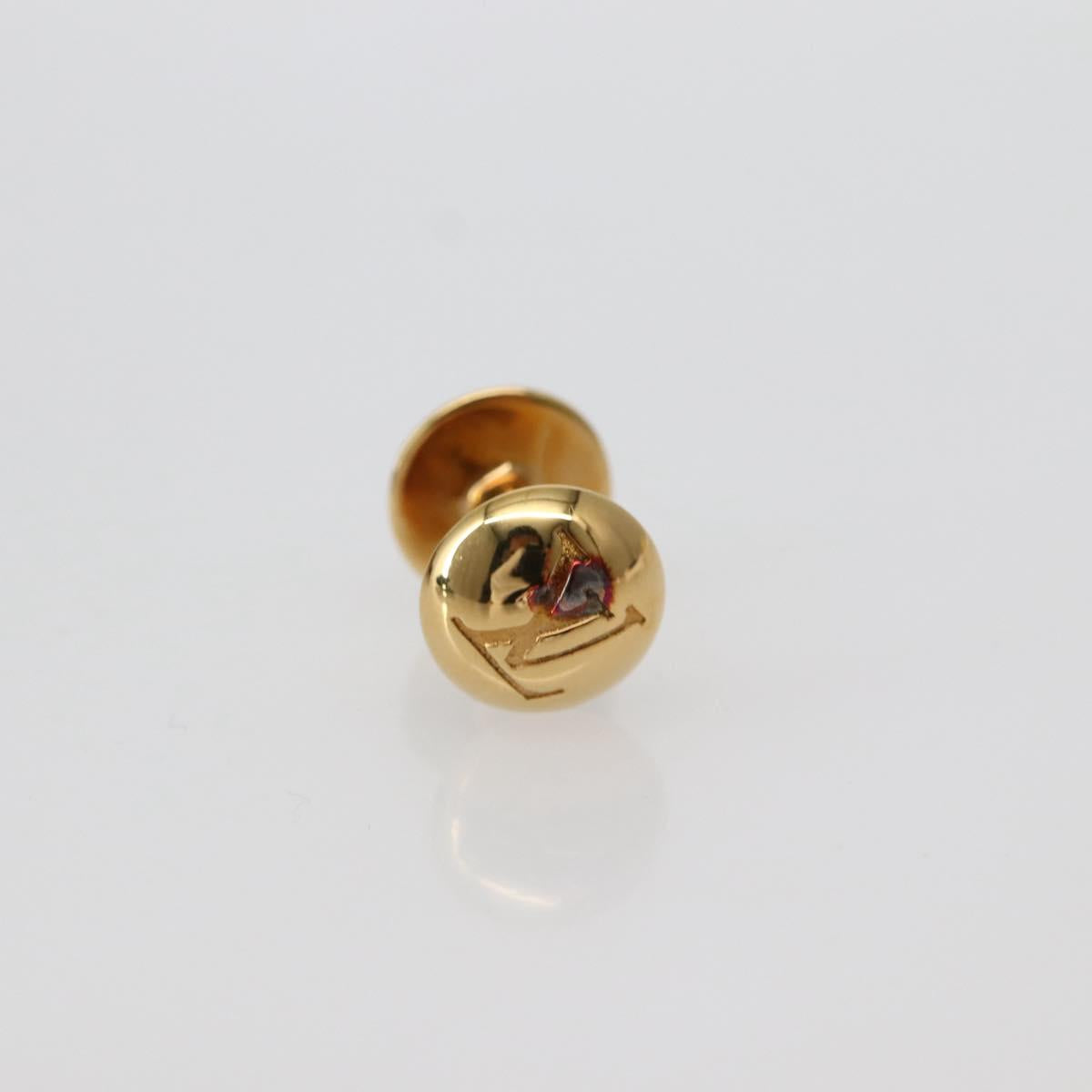 LOUIS VUITTON Buton de Manchette Cuffs metal Gold M30974 LV Auth 143173V