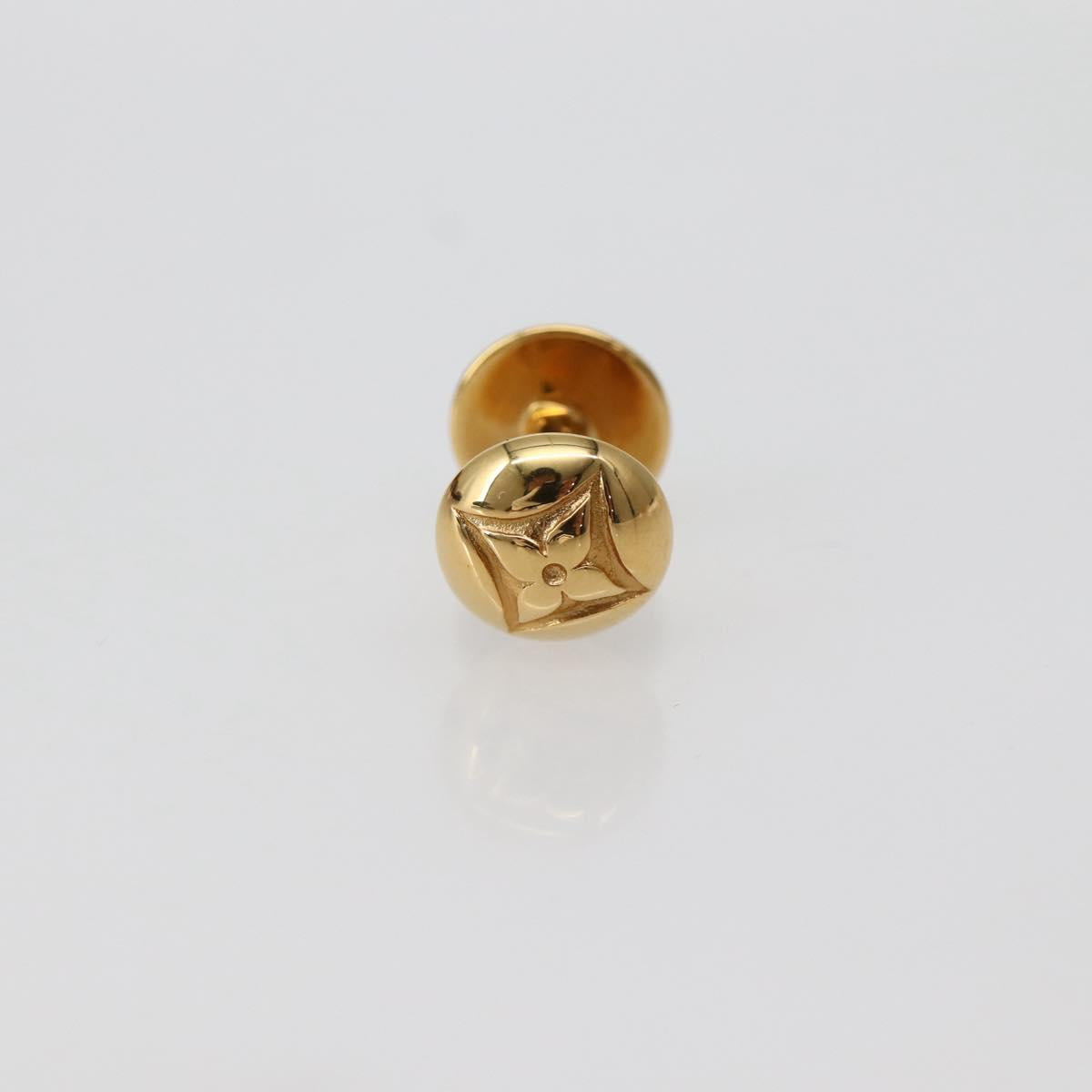 LOUIS VUITTON Buton de Manchette Cuffs metal Gold M30974 LV Auth 143173V