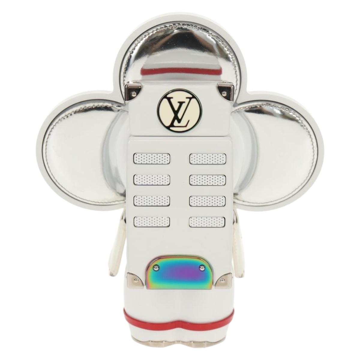 LOUIS VUITTON Vivienne Spaceman Object metal White GI0368 LV Auth 143175M