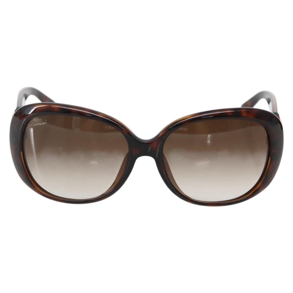 GUCCI Sunglasses plastic Brown Auth 143200V