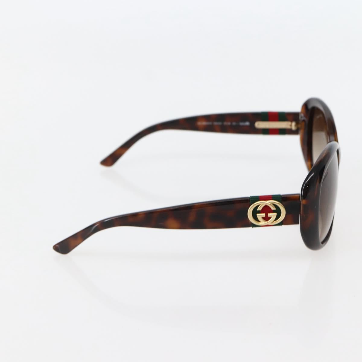 GUCCI Sunglasses plastic Brown Auth 143200V