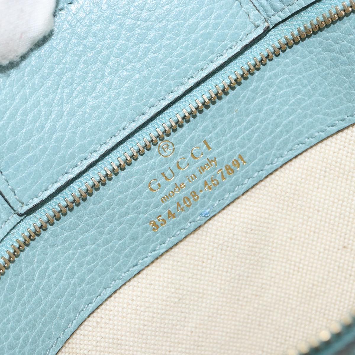 GUCCI Tote Bag Leather Yellow Gold 354408 Auth 143207