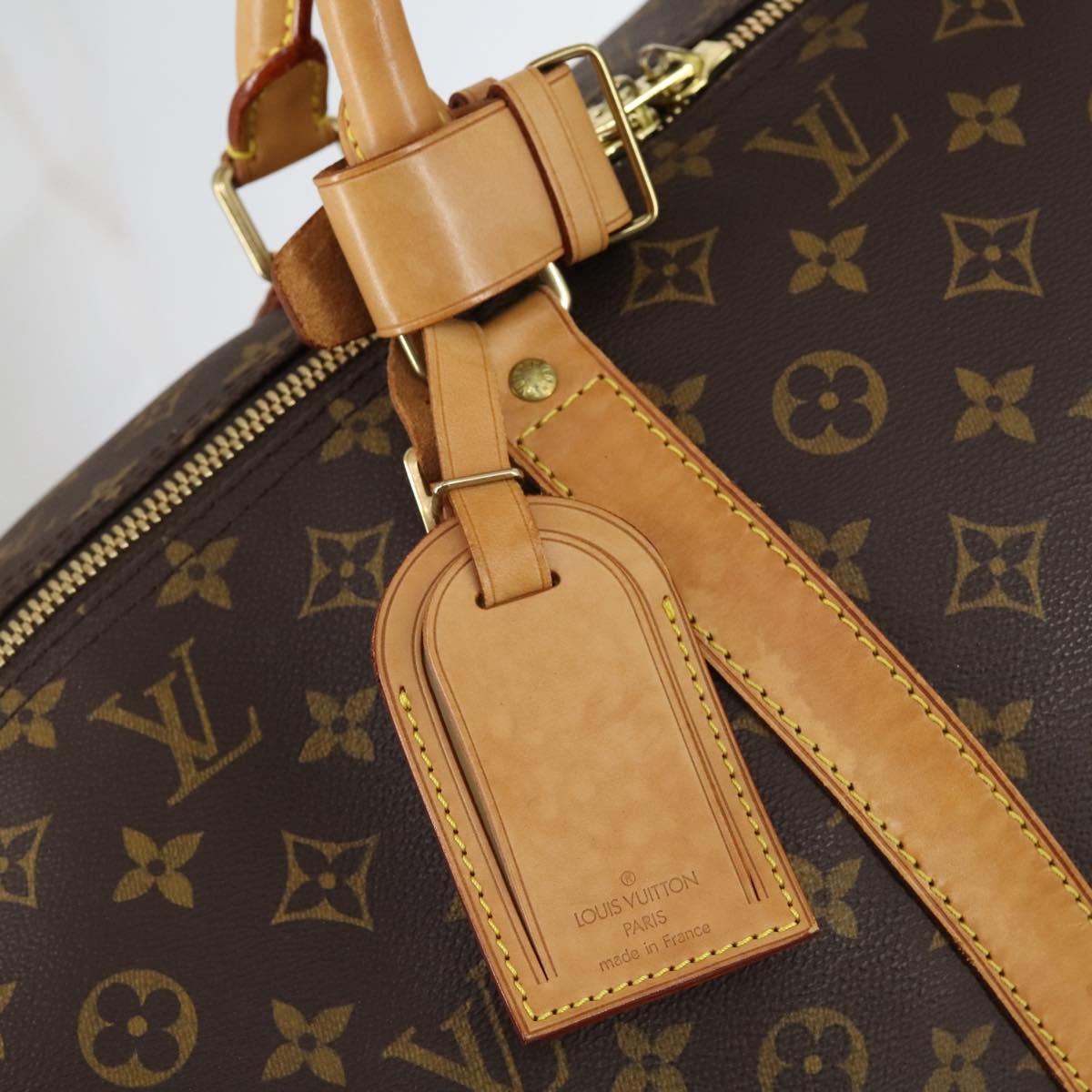 LOUIS VUITTON Monogram Keepall 60 Boston Bag M41422 LV Auth 143229