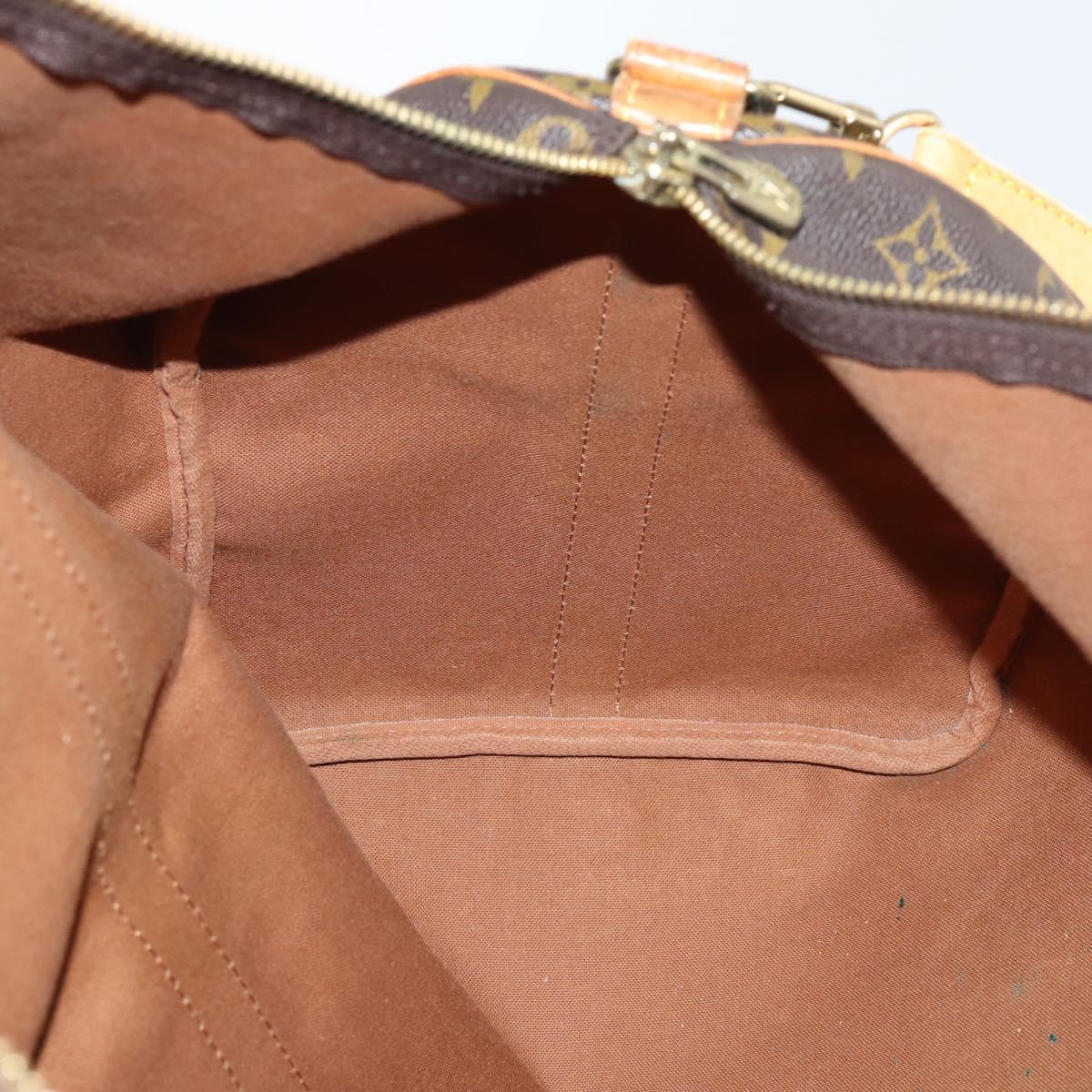 LOUIS VUITTON Monogram Keepall Bandouliere 50 Boston Bag M41416 LV Auth 143249