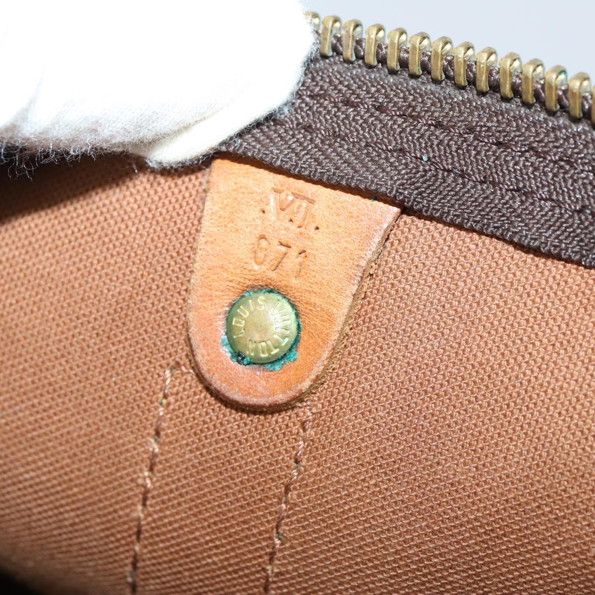 LOUIS VUITTON Monogram Keepall Bandouliere 50 Boston Bag M41416 LV Auth 143249