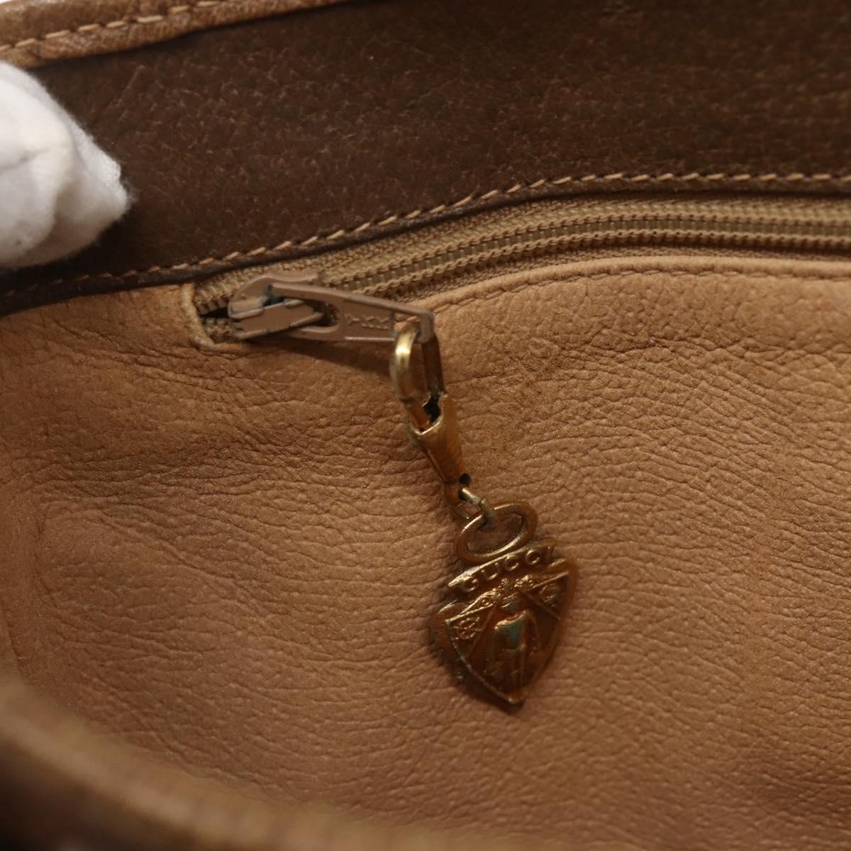GUCCI GG Supreme Tote Bag PVC Beige Gold 002 37 0035 Auth 143269