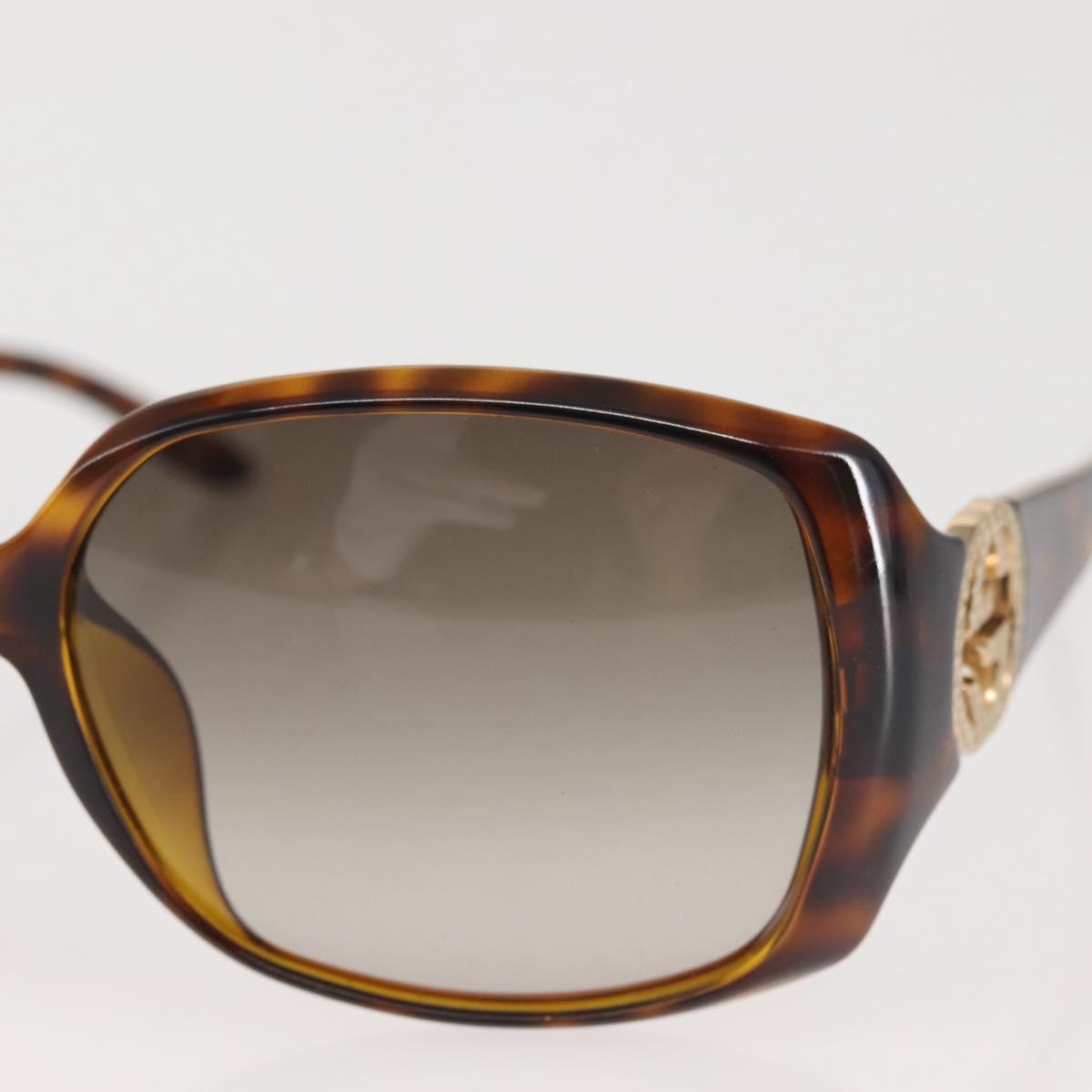 GUCCI Sunglasses Plastic Brown Auth 143270